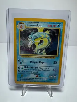 Pokemon Gyardos Base Set 6/102 Holo Unlimited Vintage Card LP Condition - Image 1