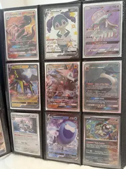 Pokemon Card Lot Mix GX, EX, V, VMAX, VSTAR, Tag Team, Full Art Eevee Binder - Image 2