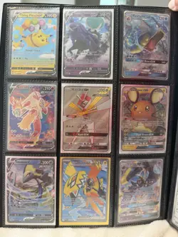 Pokemon Card Lot Mix GX, EX, V, VMAX, VSTAR, Tag Team, Full Art Eevee Binder - Image 3