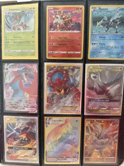Pokemon Card Lot Mix GX, EX, V, VMAX, VSTAR, Tag Team, Full Art Eevee Binder - Image 5
