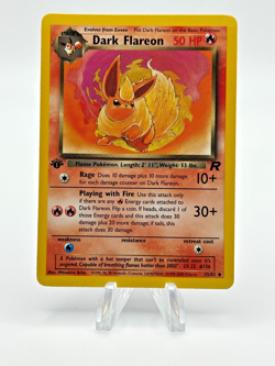 Dark Flareon - 35/82 - Pokemon Team Rocket 1st Edition Card LP - Image 1