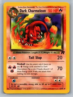 Dark Charmeleon Team Rocket #32/82 Uncommon Pokemon Card - Image 1