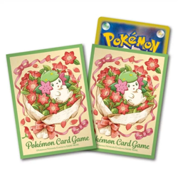 SEALED Pokemon Center TCG Shaymin (64x Card Sleeves) Flower Bouquet - Image 1