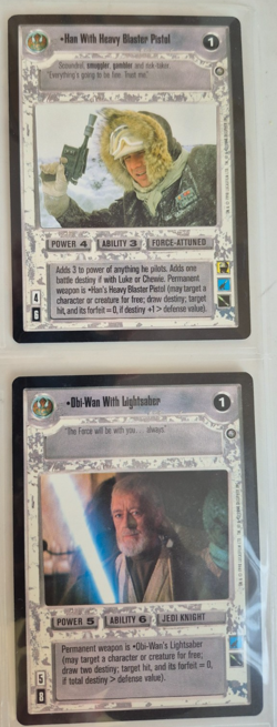 Star Wars CCG Enhanced Premiere Premium Card Set 6 Cards Decipher Games NM - Image 4
