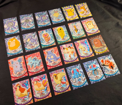 1999 Topps Pokemon TV Animation Lot Pikachu Raichu Squirtle 24 Cards - Image 2