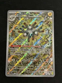 Pokemon Card TCG - Magneton SVP 159 Black Star Promo Surging Sparks Near Mint - Image 1