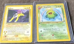 Pokemon TCG Neo Revelation Lot Raikou Skiploom Nintendo 2 Cards English - Image 1