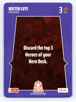 2025 Bo Jackson Battle Arena Alpha Update Roster Cuts 1st Edition Card CCG TCG - Image 1