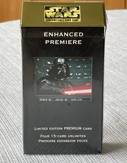 Star Wars Enhanced Premiere CCG Customizable Card Game Sealed Darth Vader - Image 1
