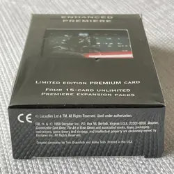 Star Wars Enhanced Premiere CCG Customizable Card Game Sealed Darth Vader - Image 5