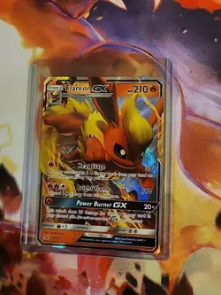 Pokemon Card Flareon GX SM171 Black Star Promo HOLO RARE - NM - Image 3