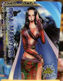Rare Boa Hancock Ensky No. 27 3D Japanese One Piece 10th Anniversary Card 2009 - Image 1