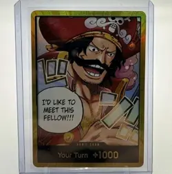 One Piece Card Don!! Gol D. Roger Gold ENGLISH OP13 Carrying on His Will TCG CCG - Image 1