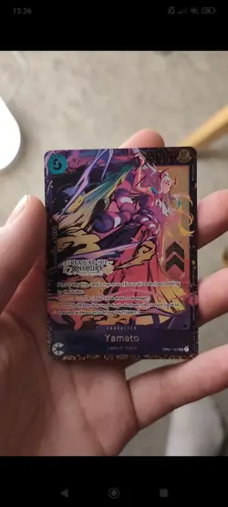 Yamato Treasure Cup Secret Rare Foil One Piece Card OP01-121 SEC Bandai - Image 2