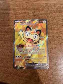 Meowth ex SIR + IR - Pokemon Card Lot - Near Mint - See Photos - Fast Ship - Image 5
