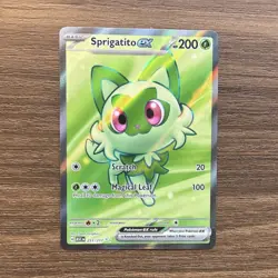 Pokemon Sprigatito ex 251/217 ASC Full Art Holo Rare Grass Basic Card - Image 1