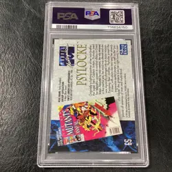 1992 Marvel Masterpieces #65 Psylocke PSA 8 NM-MINT COMICS CARD X-MEN BLUE TEAM - Image 4