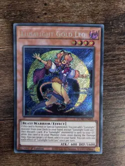 DUAD-EN005 Lunalight Gold Leo Secret Rare Yu-Gi-Oh Card 1st Edition New - Image 1