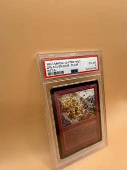 Dwarven Demolition Team – MTG Beta (1993) – PSA 6 EX-MT – Magic the Gathering - Image 2