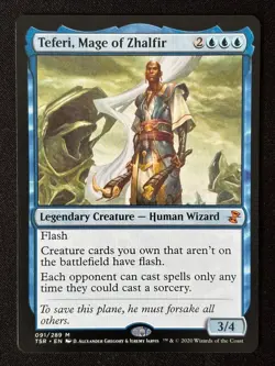 1x MTG Teferi, Mage of Zhalfir - Time Spiral: Remastered (TSR) #91 - Magic - Image 1