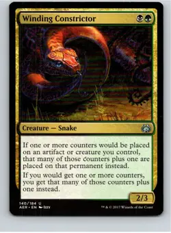 Magic the Gathering Winding Constrictor Aether Revolt MTG Free Shipping! - Image 1