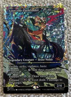 MTG - Loot, the Pathfinder (Showcase) (Fracture Foil) - Aetherdrift - Foil - Image 1
