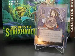 Preordain #0151 (JP Alternate Art) (Silver Scroll Foil) - Secrets of Strixhaven - Image 1
