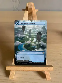 CLEARWATER PATHWAY (BORDERLESS) ZENDIKAR RISING MAGIC: THE GATHERING NM/M - Image 1