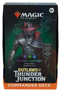MTG Outlaws of Thunder Junction - Grand Larceny Commander Deck Factory Sealed - Image 1