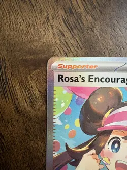 Pokemon TCG Rosa's Encouragement 123/088 SIR Trainer Card Perfect Order POR - Image 3