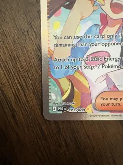 Pokemon TCG Rosa's Encouragement 123/088 SIR Trainer Card Perfect Order POR - Image 5