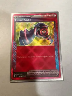 Hero's Cape 152/162 *Temporal Forces* *ACE SPEC Rare* Pokemon TCG - Image 1