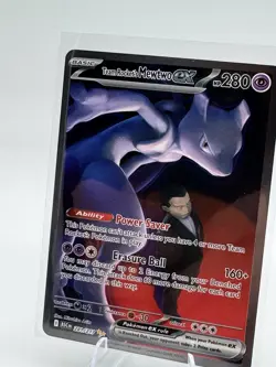 Team Rockets MewTwo Ex 281/217 SIR Ascended Heroes NM / Mint PACK FRESH Pokemon - Image 2