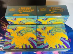 Pokemon Ascended Heroes Elite Trainer Box ETB Lot Of 4 BRAND NEW SEALED IN HAND - Image 1