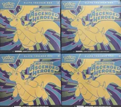 Pokemon Ascended Heroes Elite Trainer Box ETB Lot Of 4 BRAND NEW SEALED IN HAND - Image 2