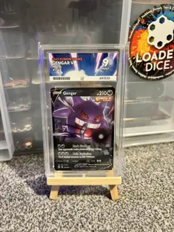 Pokemon Card TCG - ACE 9 MINT Gengar V 156/264 - Fusion Strike Holo - Image 1