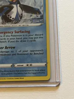 EMPOLEON Pokemon TCG Brilliant Stars Rare Cosmos Holo Card 037/172 near MINT ** - Image 5