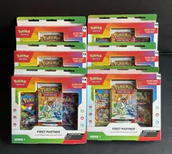 Pokemon TCG First Partner Illustration Collection Series 1 - 6 Box Lot - Image 1