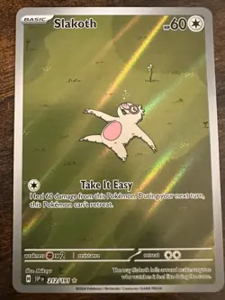 Pokemon TCG Slakoth 212/191SV08: Surging Sparks Holo Illustration Rare - Image 2