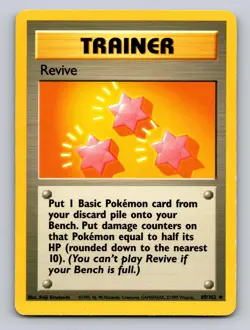 REVIVE 89/102 UC BASE SET UNLIMITED POKEMON LP - Image 1