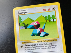 Pokemon Shadowless Porygon 39/102 Base Set. Excellent to Near-Mint Condition - Image 2