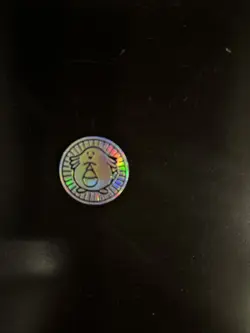Pokemon CHANSEY Silver/Holo Plastic COIN - Image 1