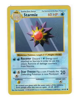 Pokemon Vulpix 1st Base Set Shadowless 64/102 - Image 1