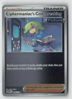 Ciphermaniac's Codebreaking 104/131 SV: Prismatic Evolutions Reverse Holo NM - Image 1