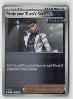 Professor Turo's Scenario 121/131 SV: Prismatic Evolutions Reverse Holo NM - Image 1
