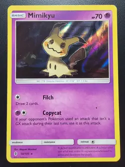 Mimikyu 58/145 Sm-Guardians Rising Holo Pokemon Tcg - Image 1