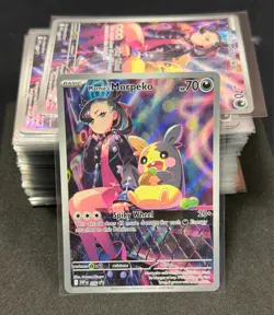 Pokemon TCG Scarlet & Violet Promos #206 Marnie's Morpeko Illustration Promo QTY - Image 1