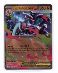 Mega Charizard X Ex Ascended Heroes Black Star Promo Holo Foil #29 Pokemon NM - Image 1