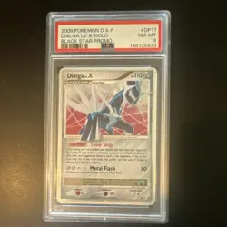 Pokemon Dialga LV.X Black Star Promo #DP17 Holo PSA 8 2008 English Double Swirl - Image 2