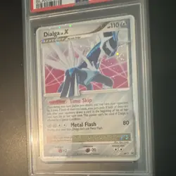 Pokemon Dialga LV.X Black Star Promo #DP17 Holo PSA 8 2008 English Double Swirl - Image 5